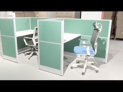 알루미늄 빨간색 사무실 작업 스테이션 책상 사무실 2 4 6 사람 좌석