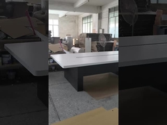 클래식 큰 회의 긴 테이블 12 사람 회의 책상