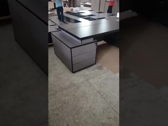 임원 사무실 책상 사드 캐비닛과 CEO 책상