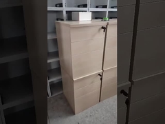 3 드로이 모바일 파일 캐비닛 목재 잠금 파일 캐비닛