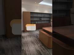 현대적인 L 모양의 경영 앵커 사무실 책상