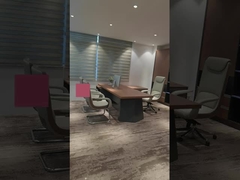 럭셔리 임원 사무실 테이블 L 모양 보스 가구