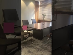 큰 회의 길게 테이블 12 사람 회의 책상