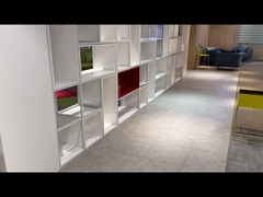 BESTON 공장 도서관 가구 품질 흰색 화면 디스플레이 큐브 책상