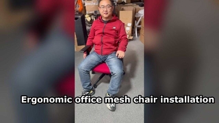인체공학적 메쉬 사무실 의자 설치 검토