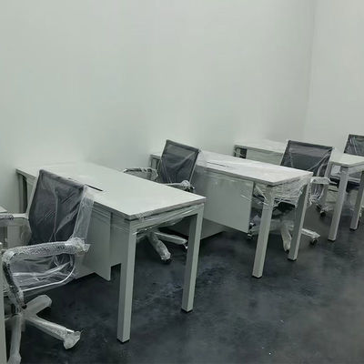 1.2M 나무 흰색 단일 컴퓨터 직원 테이블 사무실용 작업장