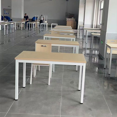 간단한 홈 오피스 단일 연구 테이블 오피스 공간에 대한 나무 사무실 컴퓨터 책상