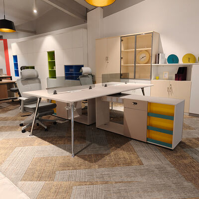 고품질 모듈형 사무실 4인용 사무실 책상