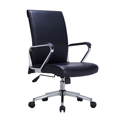 Luxury High Back PU Leather Executive Office Chair with Ergonomic Swivel and 85mm Gas Lift Stroke